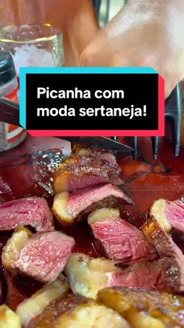 Picanha com moda sertaneja! . #picanha #carne #churrasco #dica #sertanejo 