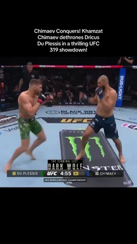 7 mins of Khamzat Chimaev Unleashes Chaos, Overpowering Dricus Du Plessis with Ferocious Precision to Claim Middleweight Glory in a Heart-Stopping UFC 319 Battle! #UFC #fyp #chimaev #MMAHighlights #fullhighlight 