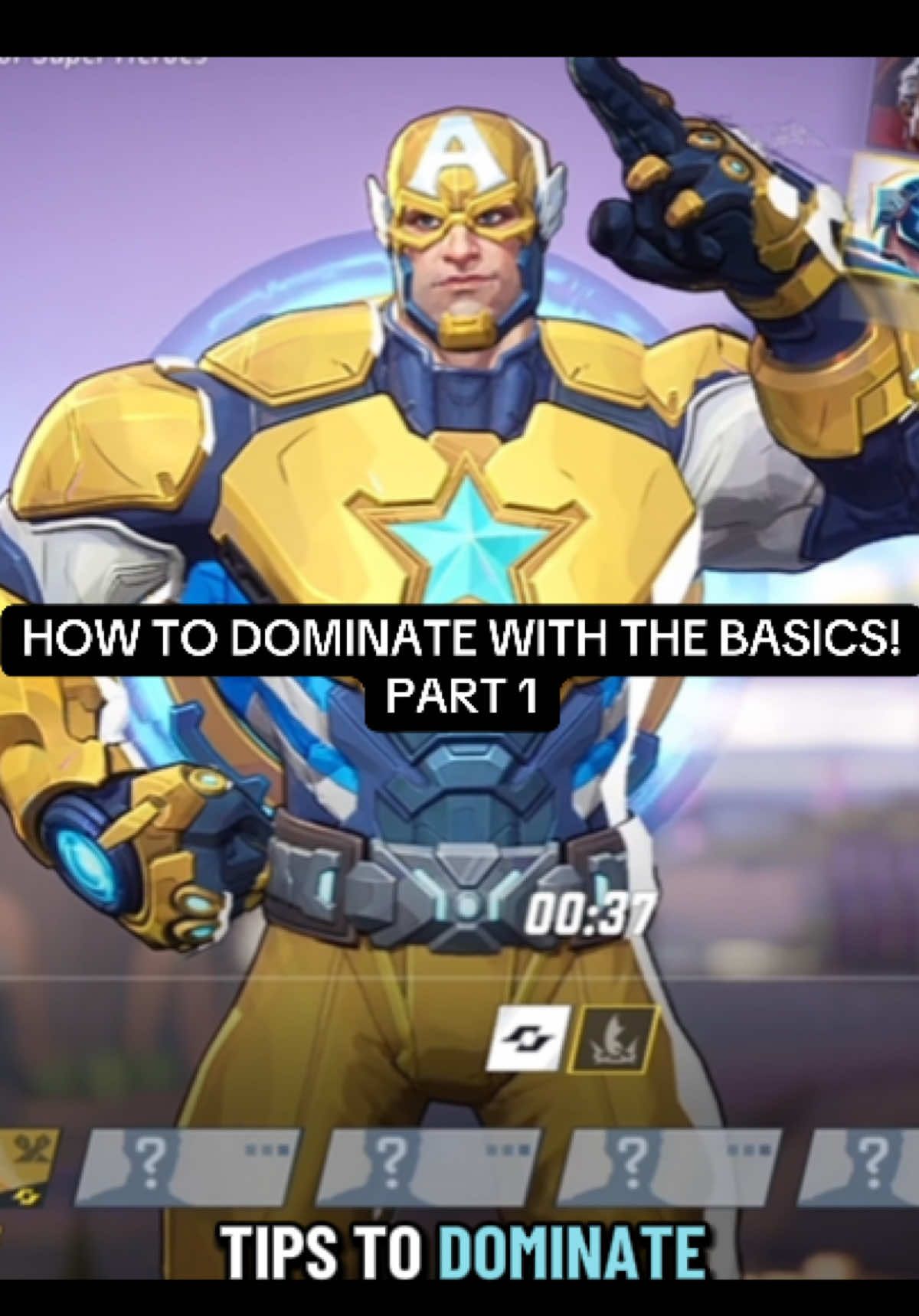 HOW TO DOMINATE WITH CAP USING THE BASICS! Pt.2 coming soon #marvelrivals #captainamerica #tipsandtricks #competitivegaming 