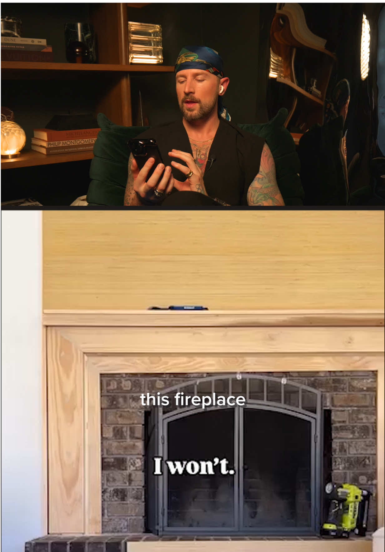 PSA: Step away from the paintbrush and put down the white paint. While I’m all for a good glow-up, some things in a period home deserve to be left alone, like a brick fireplace. It’s the architectural equivalent of a vintage leather jacket: sure, you could paint it, but why would you? Updating it without paint keeps it budget-friendly and future-proof—just in case this isn’t your forever home… or you end up selling to someone who actually likes bricks. . . #r#renovationi#interiordesignh#homerenovationr#remodel