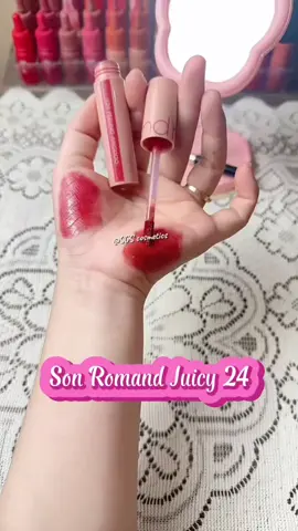 Son juicy 24 #sonromand #juicy24 #reviewson #thuvienmakeup #xhtiktok #sontintbong #sgscosmetics 