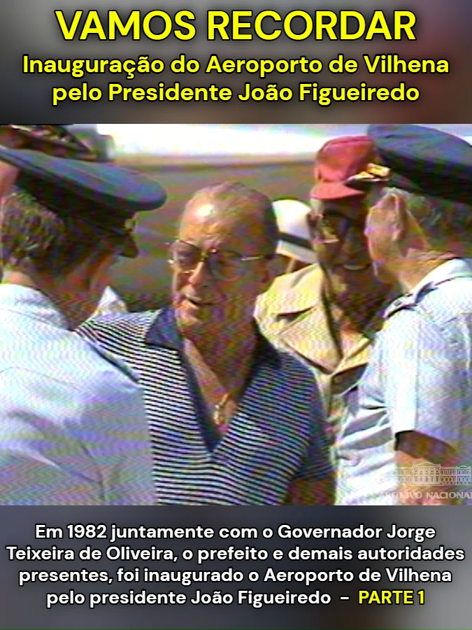 Vamos Recordar? Em uma de suas inúmeras visitas ao recém criado Estado de Rondônia, o presidente João Figueiredo participou da inguração do Aeroporto de Vilhena em 1982 onde discursou ao lado do governador Jorge Teixeira de Oliveira, o prefeito de Vilhena e demais autoridades, o vídeo é um pouco longo, então dividi em duas partes, curta ai essa primeira parte! Não deixe de comentar. #rondonia #rondonianotiktok #livroretratosdahistoria #resgatehistorico #pvh #foryour #fyp #associacaomadeiramamore #vilhena