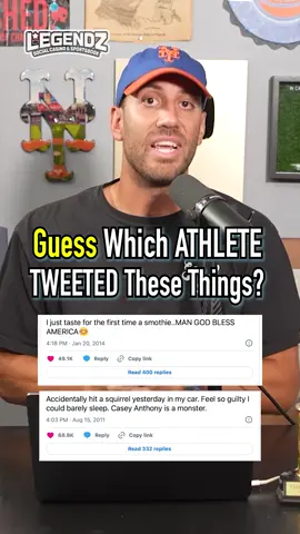 Guess Which Athlete Tweeted These Things! Can You? #fyp #athlete #sports #tweet #legendzpartner 