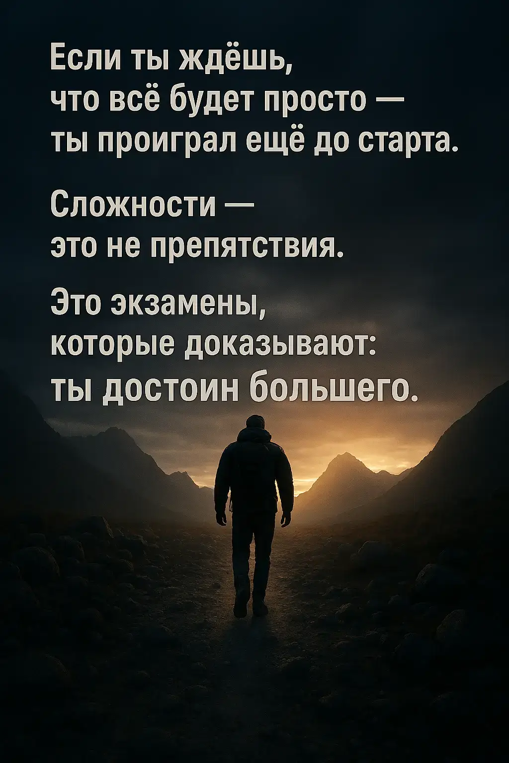 Сложности приходят не чтобы сломать тебя, а чтобы проверить, сколько ты стоишь. #мотивация #вдохновение #жизнь #борьба #никогданесдавайся 