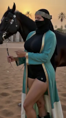 الشاب اللي يركب خيل... له سحر خاص #بنت_تركب_حصان #بنت_بدوية #المرأة_والخيل #المرأة_على_ظهر_الحصان #arabictiktok #fyp #hijabgirl #viral #abayagirls #arabsingle #saudigirls
