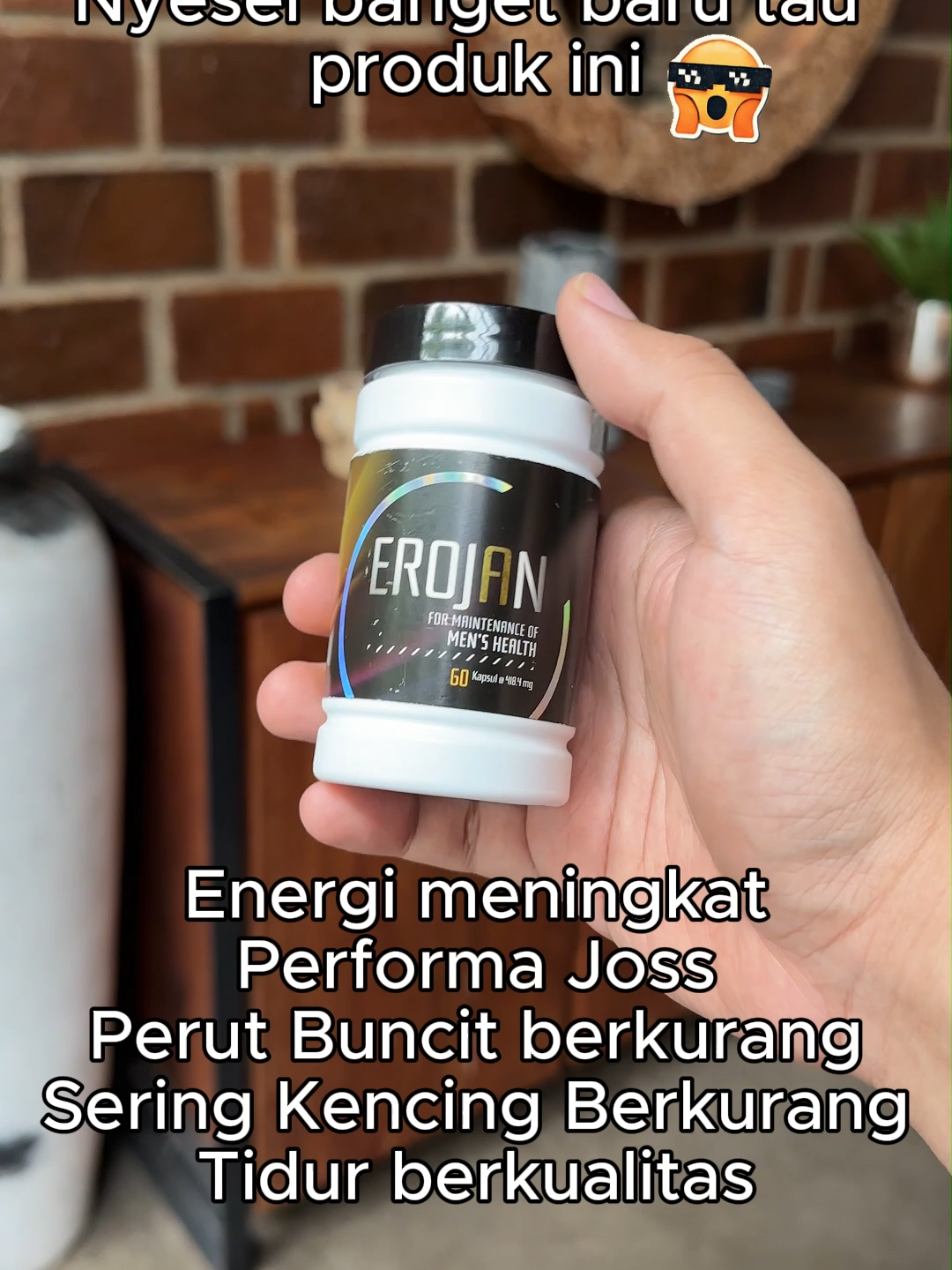 Nyesel banget baru tau produk selengkap ini khasiatnya . . #erojan #erojaninaja #staminapria #testosteronebooster #erojanindonesia #makintuamakinlaki