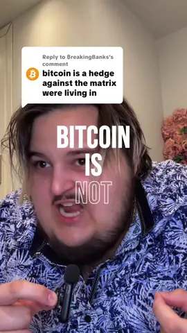 Replying to @₿reakingBanks #bitcoin is not the exit to the matrix. it’s just the next level 