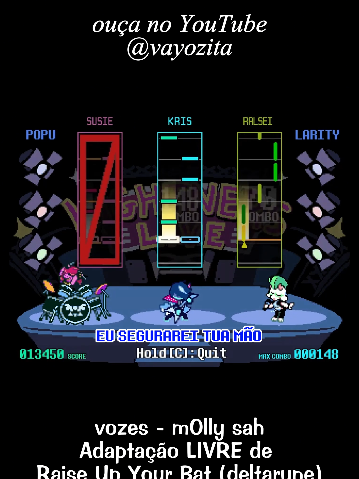 ◆ RAISE UP YOUR BAT (Versão do Ralsei) em PORTUGUÊS (DELTARUNE) #shorts #humor #deltarune #ralsei #raiseupyourbat #undertale #humortiktok #música #fandub #adaptação #dub #vayozita