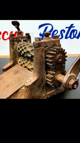 1871 Candy Drop Roller Restoration - Thomas Mills #Restorationvideos #restorationprojects #repair#oldthings#satisfying 