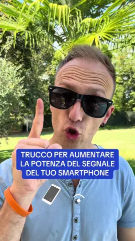 👇🏻 Commenta con un pollice in su 👍🏻 se questo video ti è stato utile e seguimi per altri trucchi sul mondo tech 😜 📶 Se sei in un posto dove il tuo smartphone ha poco segnale, fai questo per aumentarne notevolmente la potenza! #tecnologia #techtok #techtips #iphonetips #smartphonetricks