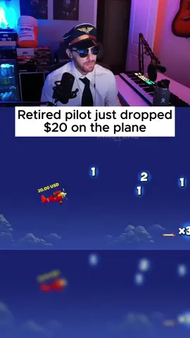 Retired pilot put $20 on the plane #aviamasters #plane #pilot 