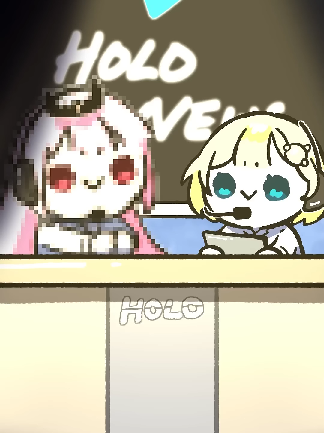 high resolution mori #shorts #hololive #vtuber #anime #hololiveenglish #animation #vtuberclips