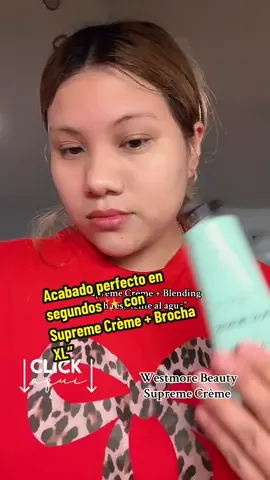 Westmore Beauty Supreme Crème Supreme Crème + Brocha XL de Westmore Beauty: hidrata, perfecciona y difumina en segundos. Tu piel más uniforme y natural, lista en un solo paso. #westmorebeauty #maquillajenatural #supremecreme #makeuplovers #skincaretips 