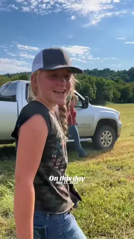 Farming is always more fun with the herd!😊🫶🏻Y’all have a blessed day!🩷🙏🏻#farmfamily #hay#farm#generations