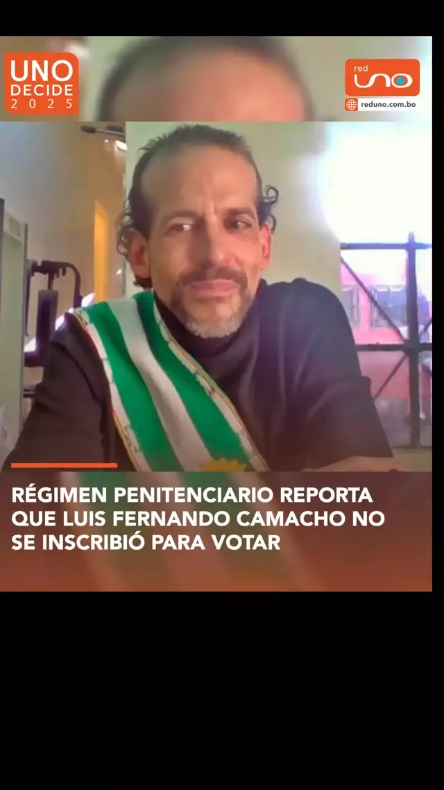 Régimen Penitenciario reporta que Luis Fernando Camacho no se inscribió para votar El gobernador cruceño no se inscribió para votar en Chonchocoro. Régimen Penitenciario reporta normalidad en cárceles del país. El director de Régimen Penitenciario, Juan Carlos Limpias, informó que Luis Fernando Camacho no ejerció su derecho al voto este domingo en el penal de Chonchocoro, debido a que no se inscribió para participar en el proceso electoral.“La información del centro penitenciario es que no se ha inscrito; no ha querido inscribirse. Por tanto, permanecerá bajo el resguardo en el que ya se encuentra. De ninguna manera hay algo que ponga en riesgo la vida del privado de libertad Luis Fernando Camacho. Nosotros respetamos su decisión, no podemos obligar a nadie a ejercer su derecho al voto”, explicó.Limpias confirmó que la votación en los centros penitenciarios del país se desarrolla con normalidad, sin reportes de incidentes mayores.  #Noticias #Bolivia #RedUno #LaPaz #que1paso2hoy 