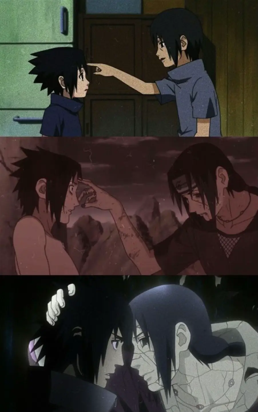 tình anh em thiêng liêng, sự hy sinh thầm lặng và tình yêu vô điều kiện của Itachi dành cho Sasuke.#anime #chill #naruto #sasuke #uchiha 