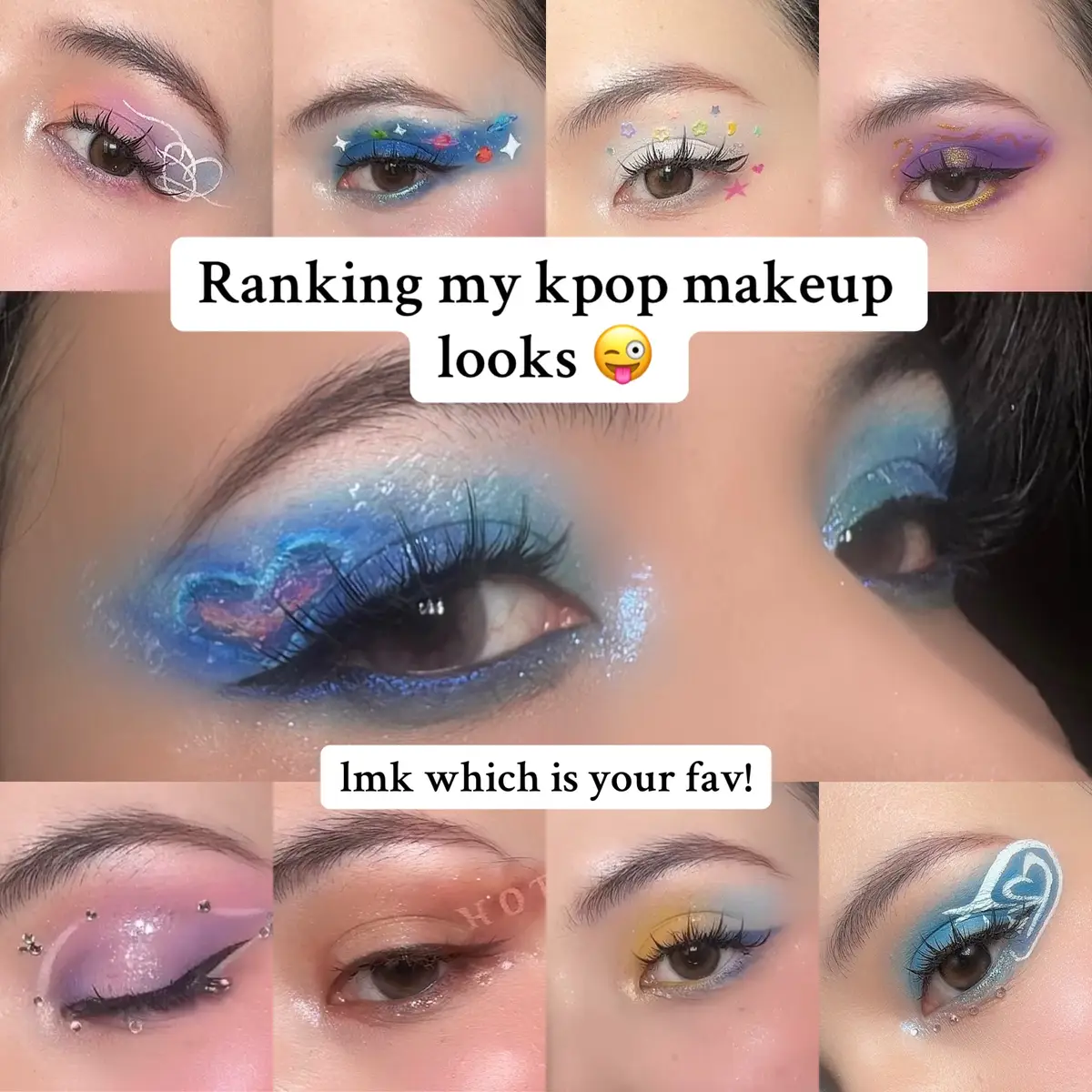 Comment w/ a photo of an album you’d like a makeup look for and you may just inspire me 👀 #kpopmakeup #kpopinspired #bts_official_bighit #kpoptiktok #ivekpop Kpop concert makeup | kpop inspired makeup looks