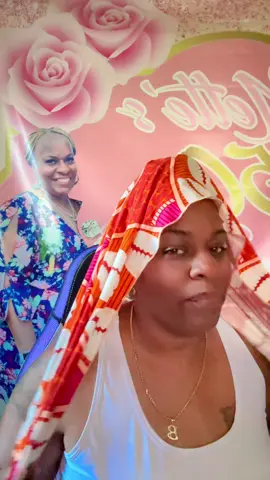 Printed jersey head wrap