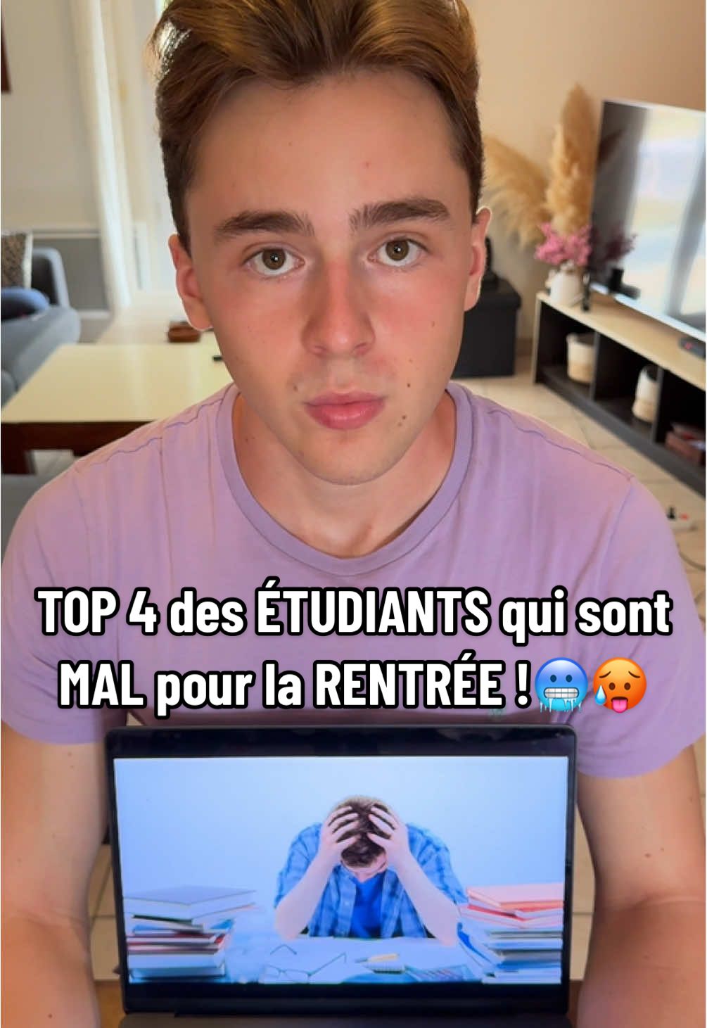 Top 4 des étudiants qui sont très mal pour la rentrée !#rentrée #etudes #etude #fac #humour 