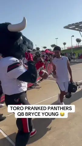 no one is safe #prank #toro #panthers #bryceyoung #texans 