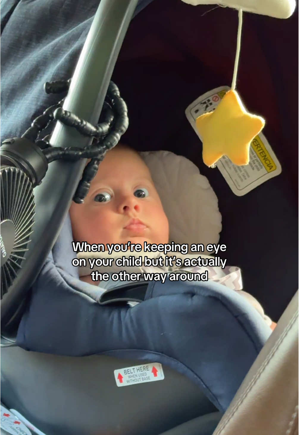 Sometimes I feel judged. 😂 #fyp #babytok #funnybabies #strollerfan #tiktokfinds 