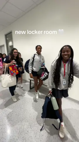 so so happy for these girls!!🥹🤍 game 0 game down and now we’re ready for the season #cheer #highschoolcheer #cheercoach #lockerroom 