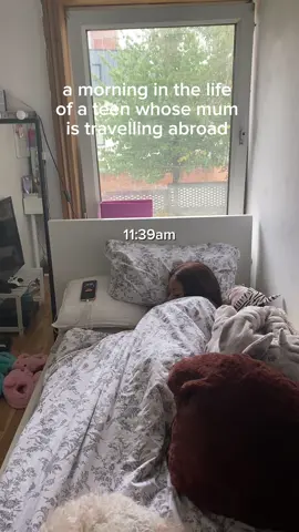 a morning in the life of a teen whose mum is travelling abroad and living on a budget 🧖‍♀️ #fyp #morningroutine #Summer #grwm 