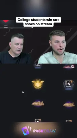 College students win rare shoes on stream #kickstreaming 