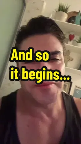 And so it begins…