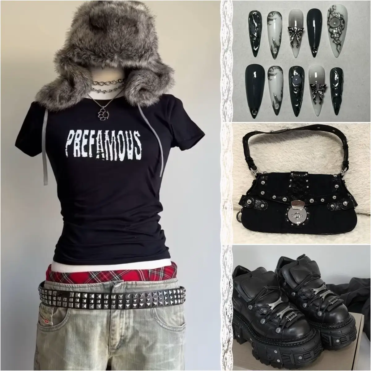 #grungestyle #foru #outfits #y2koutfits #fyp 