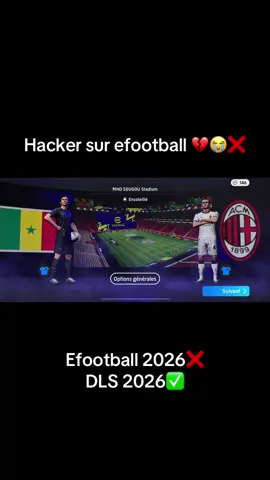 Haker sur efootball 💔💔😭#efootball #efootball2026 #❌ #fypシ゚viral🖤tiktok #senegalaise_tik_tok #efootball2026 #tik_tok #gaming #pes 