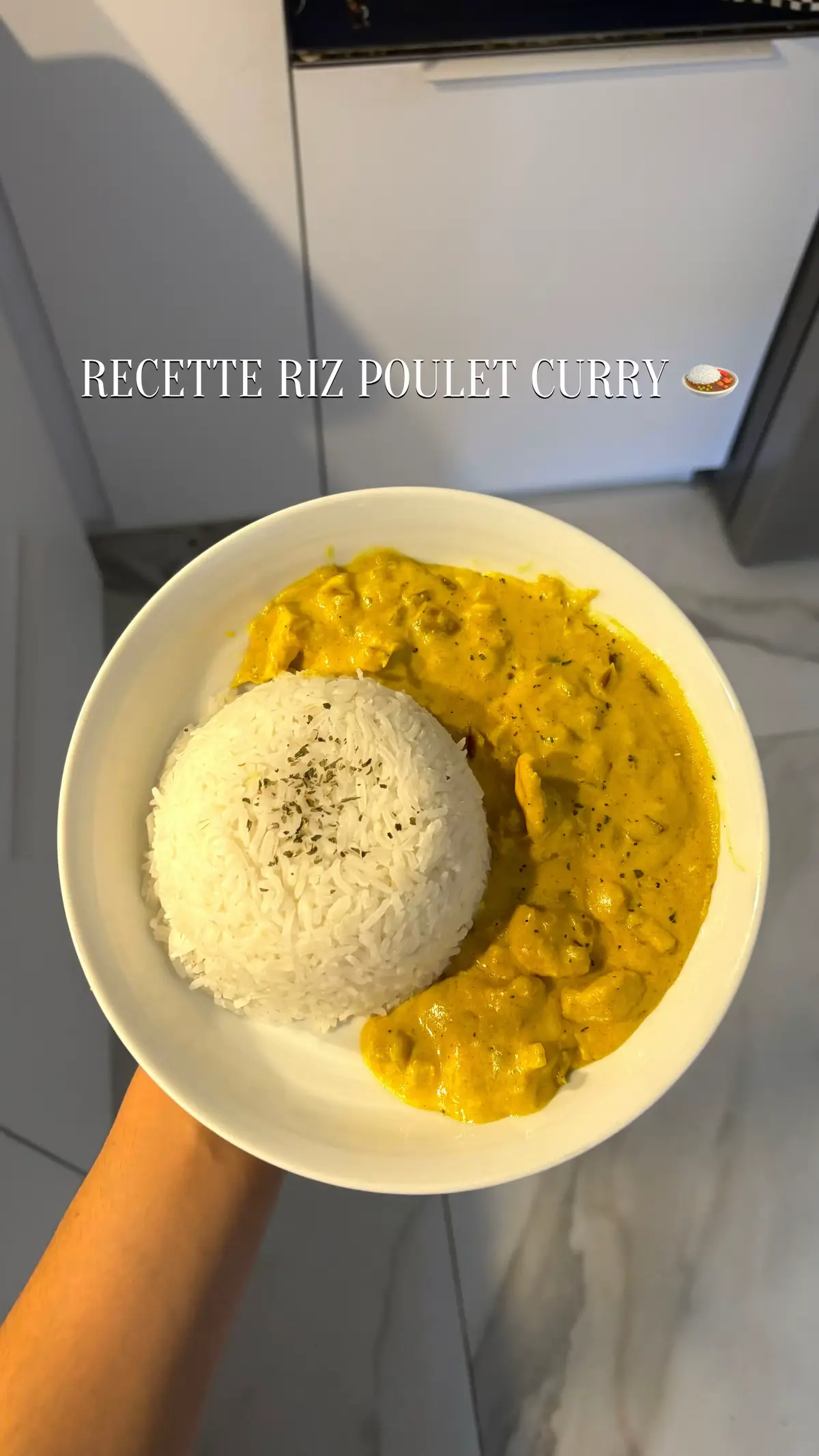 Recette riz poulet curry ! 🍛#abonnetoi #facile #pourtoii #recette #rizpouletcurry 