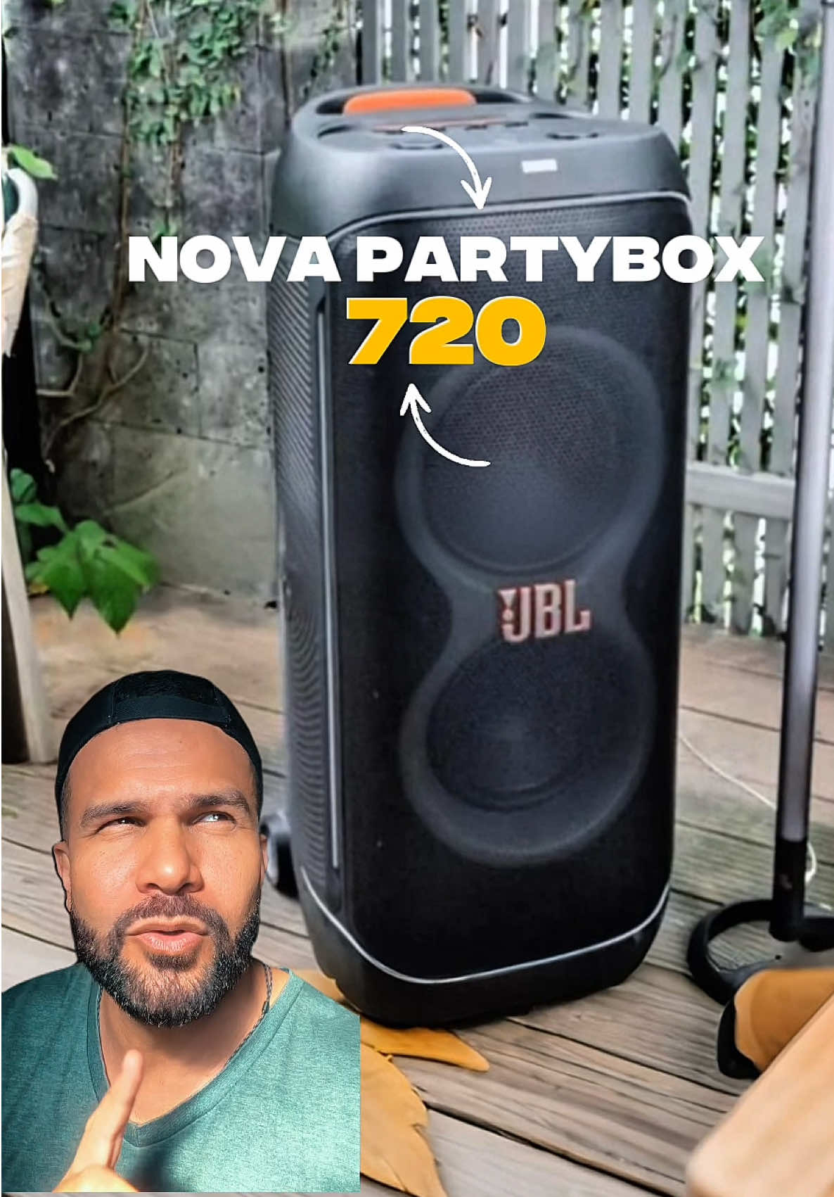 Nova PARTYBOX 720 com 2 BATERIAS! #jbl #partybox720 #audio