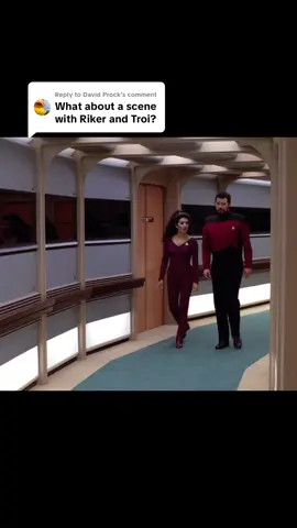Replying to @David Prock Riker and Troi scene! #新スタートレック 
