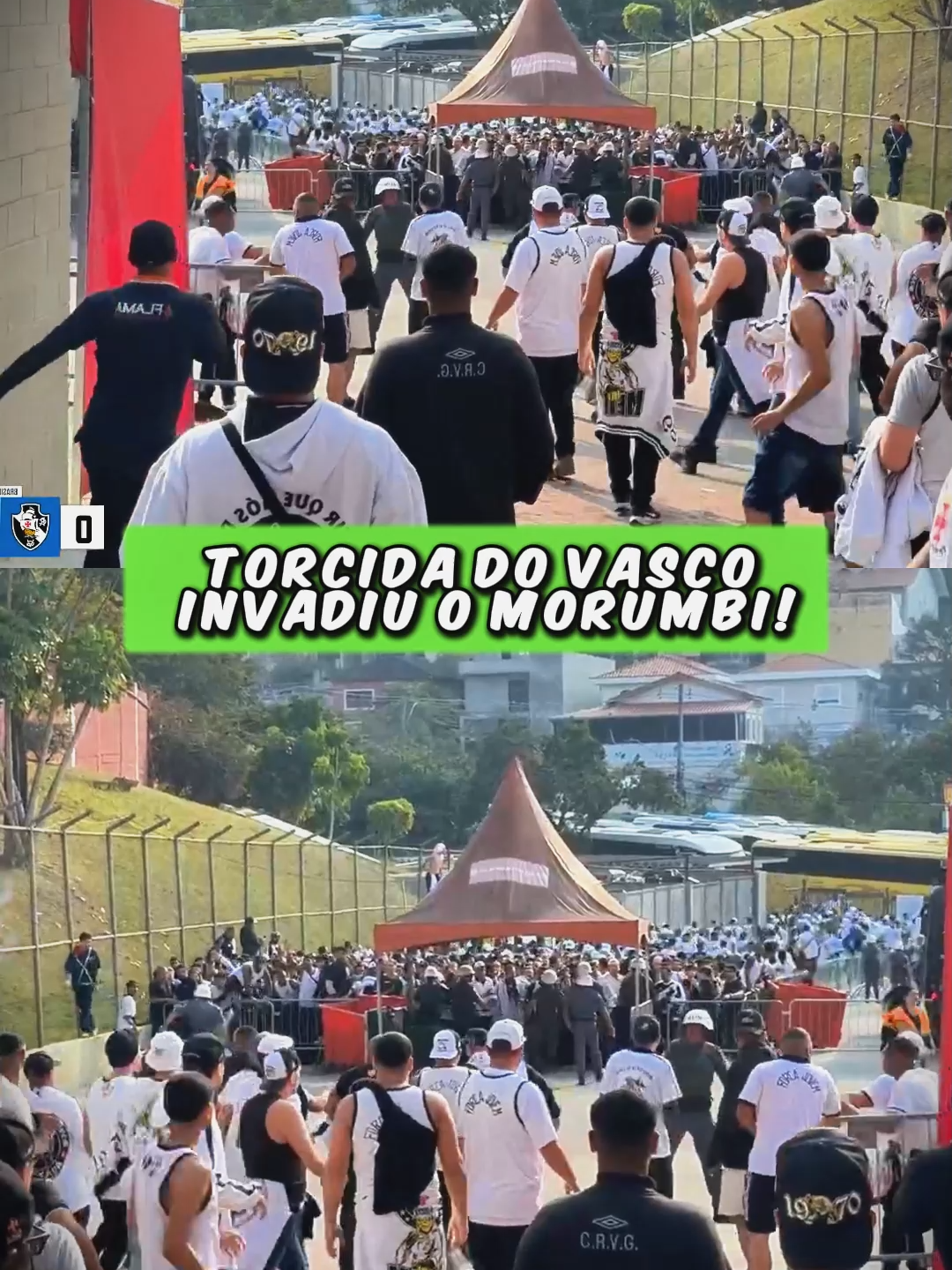 TORCIDA DO VASCO INVADIU PARCEIRO #jhowrj1 #vasco #torcidasorganizadas #santos #bdj