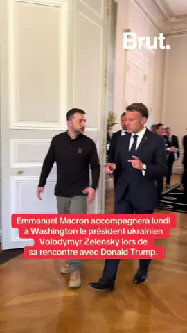 Emmanuel Macron se rendra lundi à Washington avec le président ukrainien Volodymyr Zelensky lors de sa rencontre avec Donald Trump.