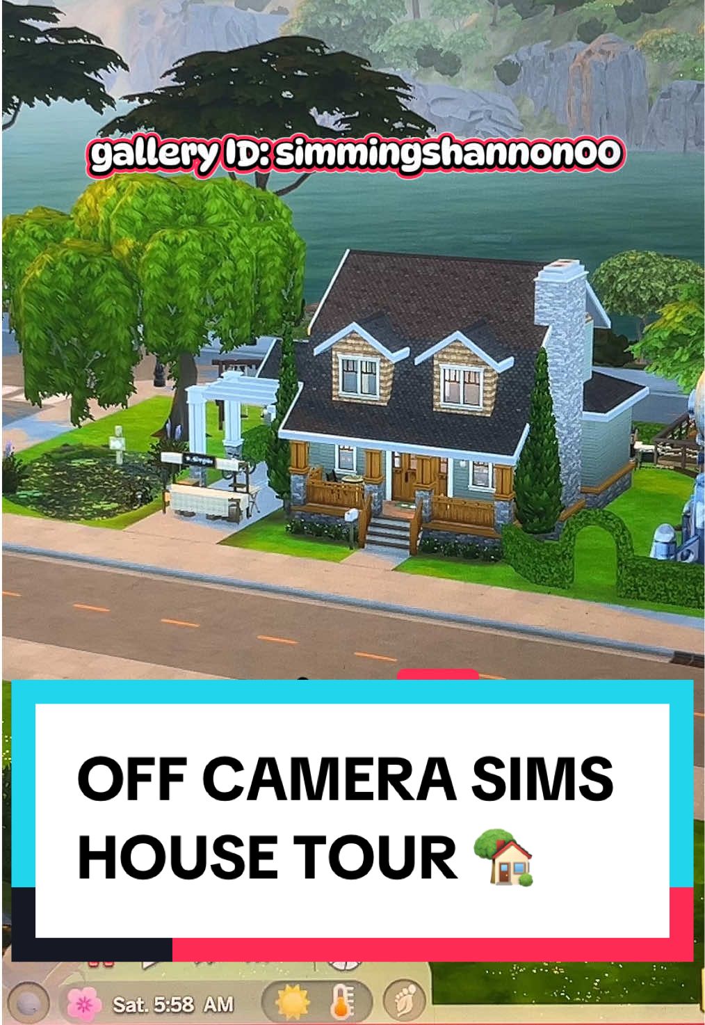 Replying to @calinaelaine full house tour! #thesims4 #simstok #sims4build