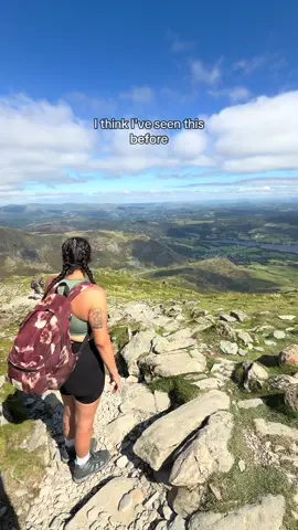 We were in fact, up The Old Man of Coniston #yorkshiretea #coniston #lakedistrict #hike #hikeuk @yorkshiretea 