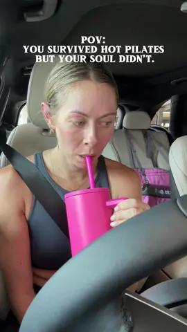 If you know, you know 🥵🚗💨 #HotPilates That 10-minute window where your life flashes before your eyes 😂