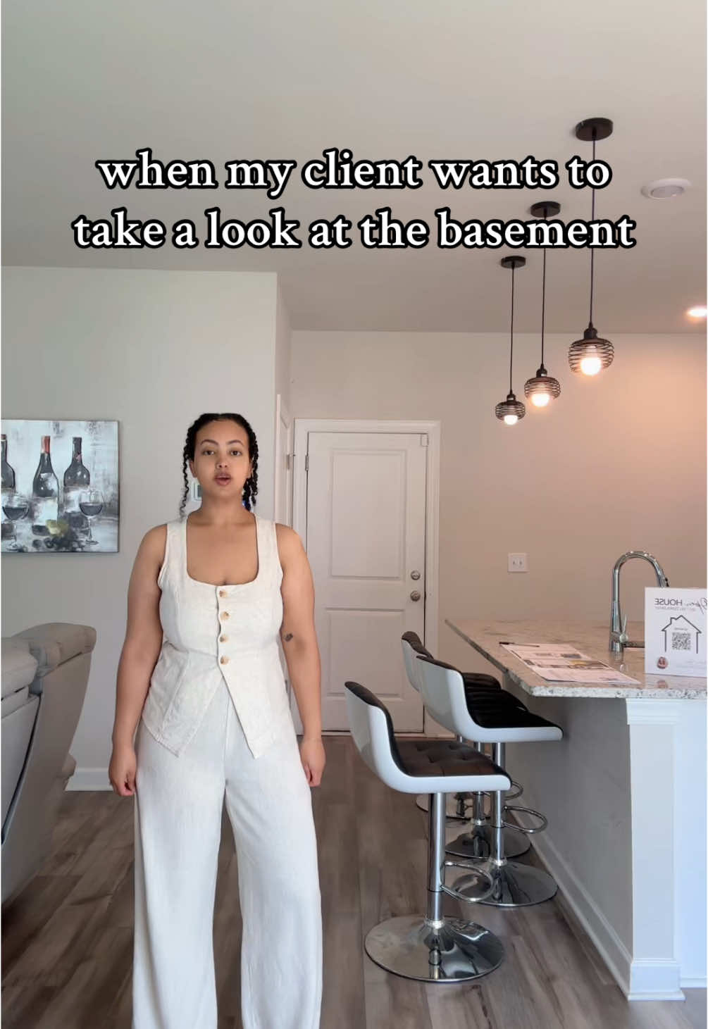 I can’t do basements ( I’m scared) 😨 #foryoupage #realestate #ncrealtor #realestatetiktok 