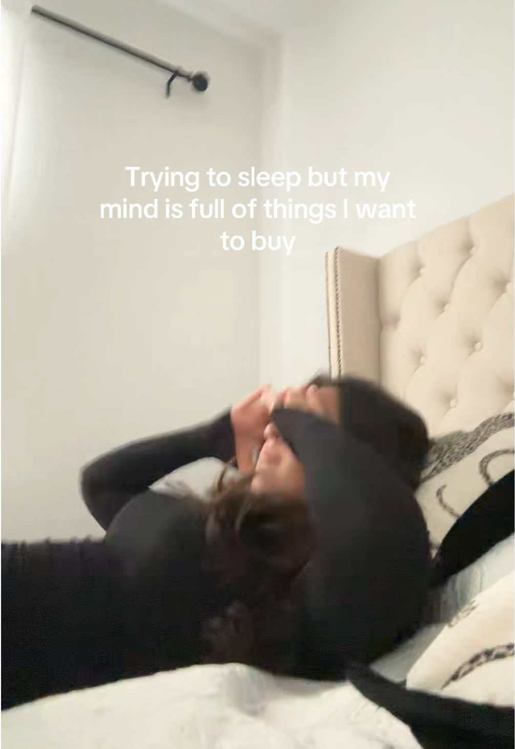 Trying to sleep but…. #relatable#xyzabc#girlproblems#shoppingaddiction#viral