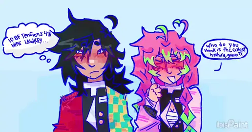 THIS IS A REDRAW !! giyuu n mitsuri my wifes :)  #giyuu #giyuutomioka #mitsuri #mitsurukanroji #demonslayer #demonslayerfanart #fyp #art #myart #doodle #mitsurifanart #giyuufanart #fanart #foryoupage #anime #kyn #jet2holidays #tagginglikeitsao3 #a03 #randomtags #idkhowtagswork @ohsquidzii @🫆 @🌼 