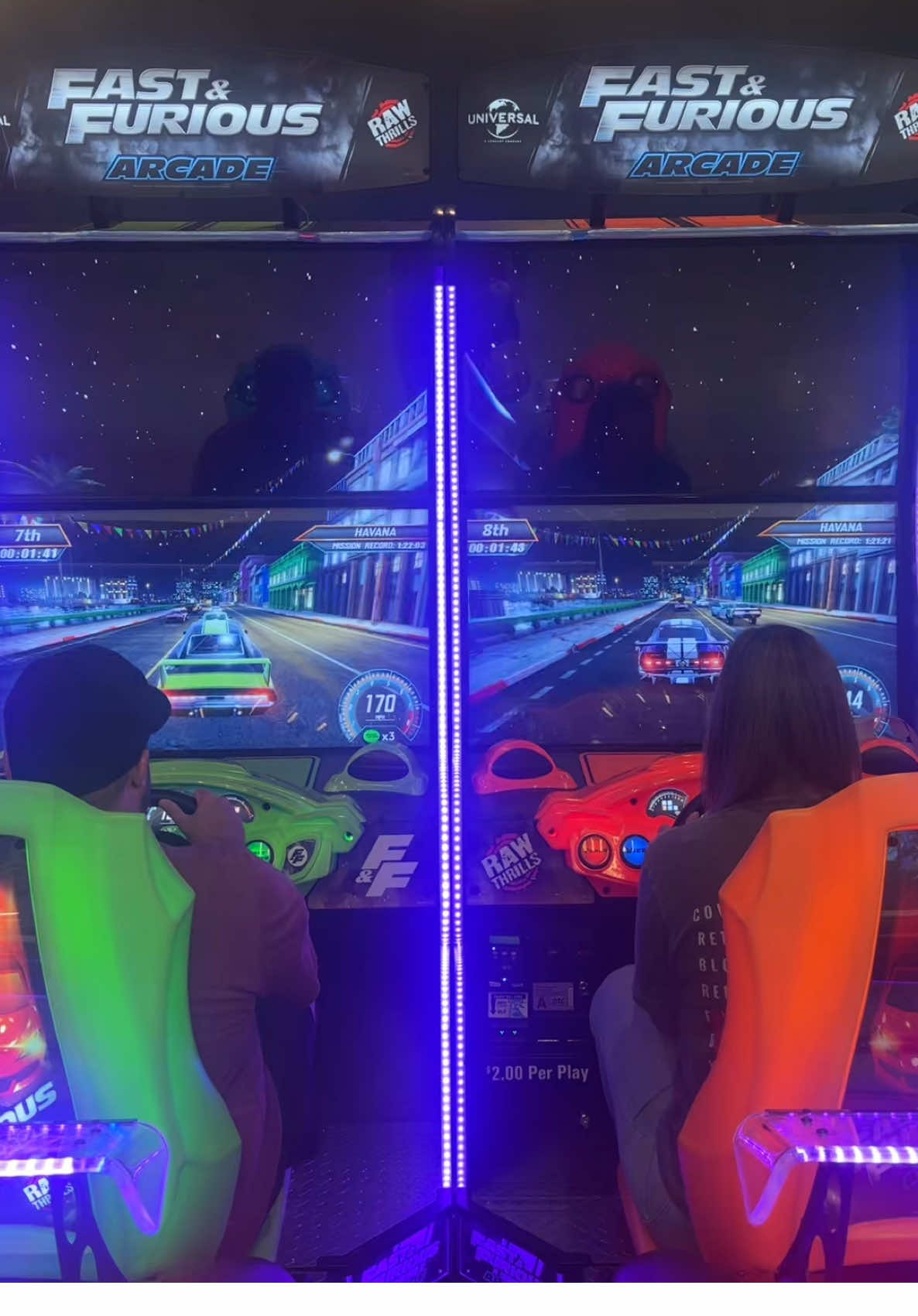 Post church trip to the mall resulted in a race-off and me winning!