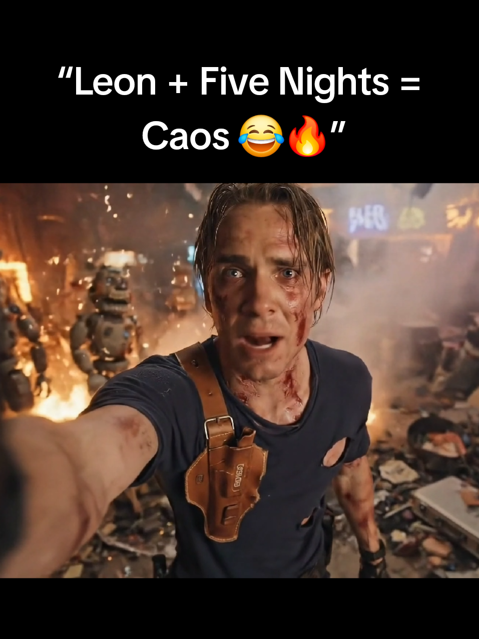 👉 Resident Evil 4: Leon agora é segurança na Five Nights! #residentevil9  #FiveNightsAtFreddys #LeonKennedy #FNAF #GameTok @@FoiSemQuerer @CJ vs. O IMPOSSÍVEL @RE4_DIÁRIO 