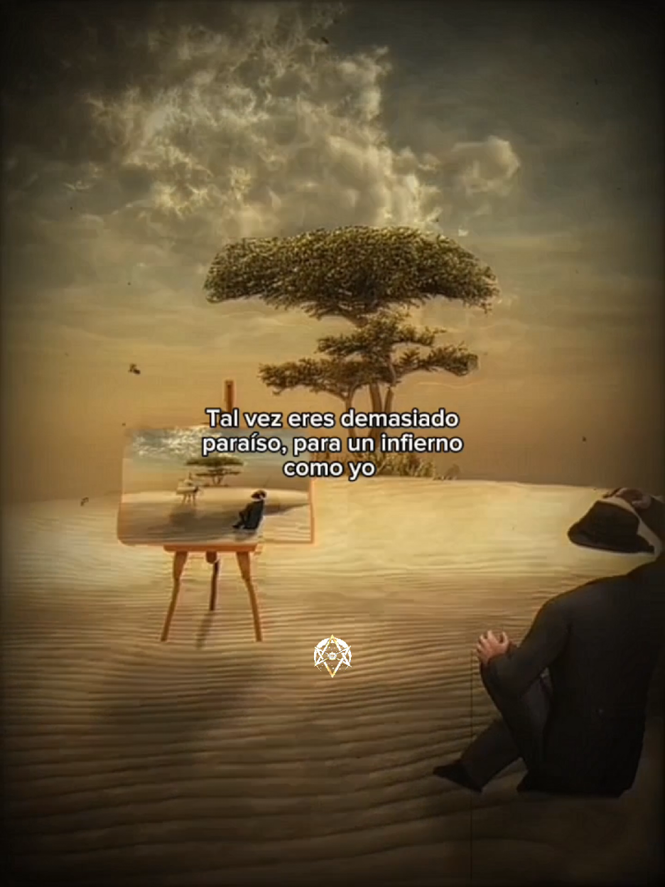 Eres demasiado paraíso, para un infierno como yo. #frases #viral #amor   #creatorsearchinsights  #thelema 