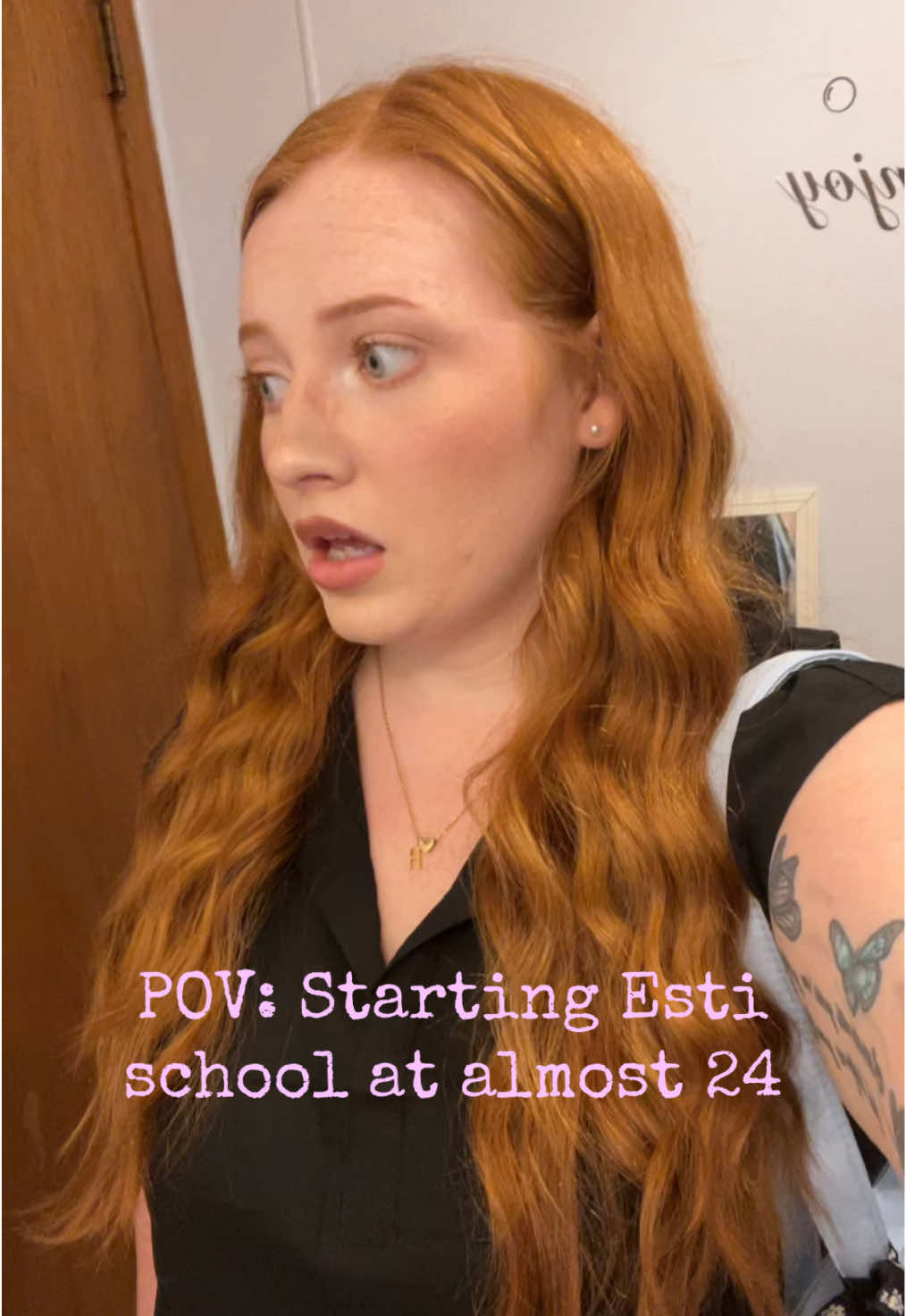It’s never too late to start, but I do worry about being a lot older than everyone else! 🥴👏🏻 #esthetician #estheticianstudent #estheticianschool 