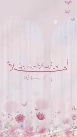#حلالكم#بشارة_مولودة👼🏻💕#بشارة_مولودة_بدون_اسم#استقبالات_مواليد#دعوات_الكترونيه