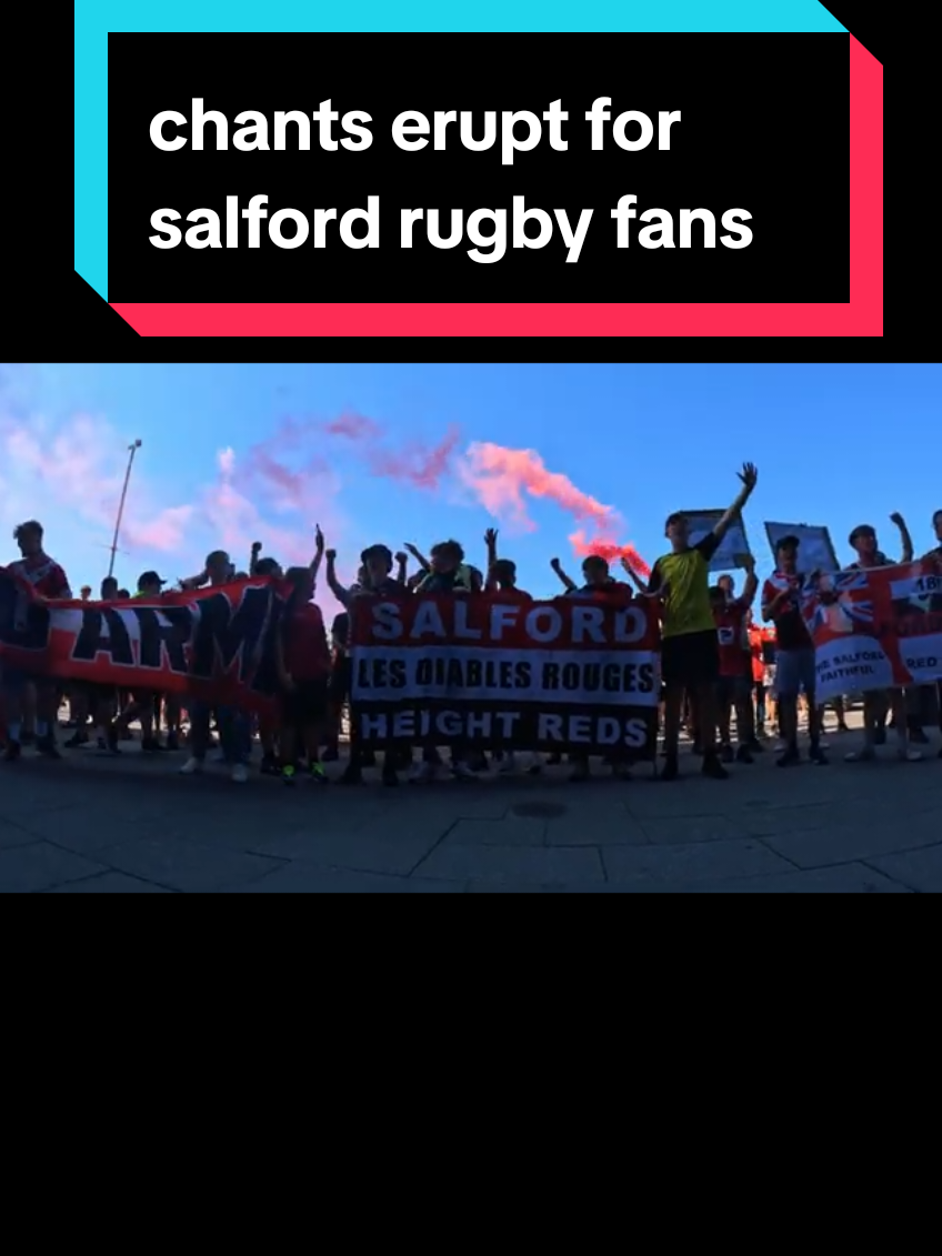 watch the moment kids chant outside the stadium  they want answers! #manchester #salfordreds #salford #rugby #protest 