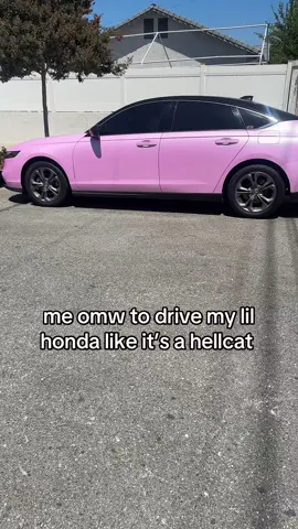 🙂‍↕️🙂‍↕️ #honda #pinkcar #hellcat