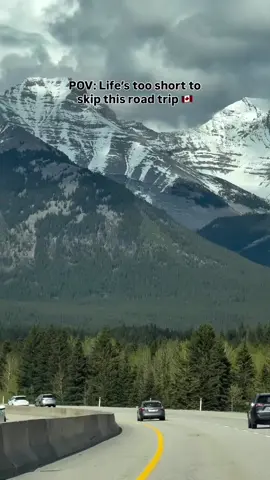 This ride through The Canadian Rockies… who are you tagging to join you? #canadianrockies #banff #alberta #nationalpark #nature 